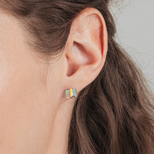 Пусеты Fiore Luna Crystal AB, SWE0127/2 AB G фото 4